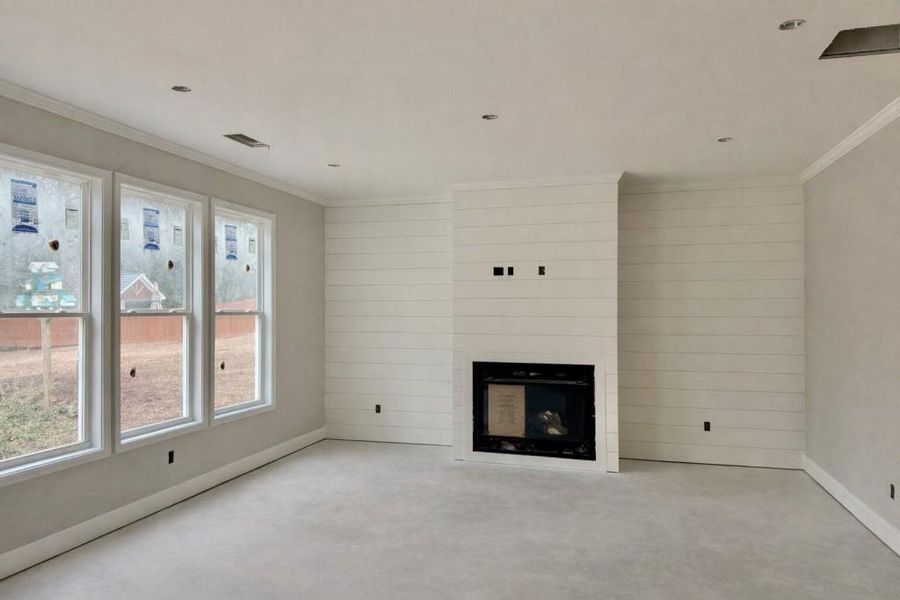 In-progress construction of a new home in , Sugar Hill, GA (Image 6).