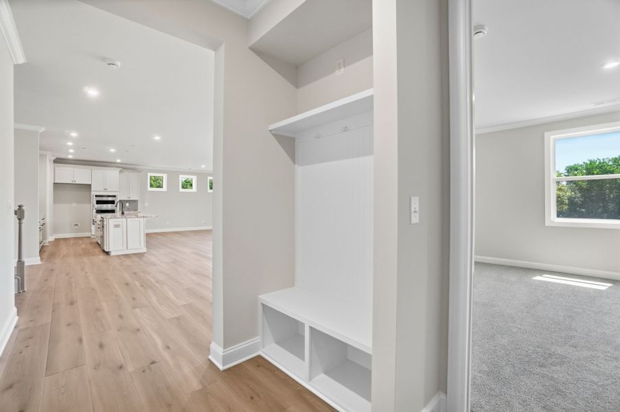 Spacious, unfurnished interior of a new home in Blair Place, Monroe (Image 40). Spacious, unfurnished interior of a new home in Blair Place, Monroe (Image 40).