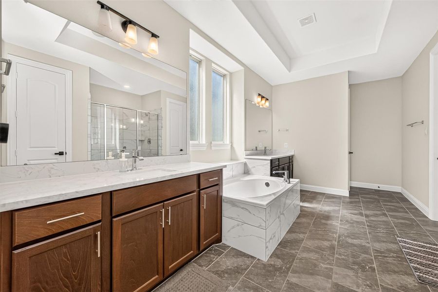 Furnished interior view inside a new home in , Katy (Image 30).