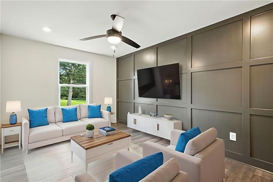 Furnished interior view inside a new home in Ferguson Corners, Emerson (Image 12). Furnished interior view inside a new home in Ferguson Corners, Emerson (Image 12).