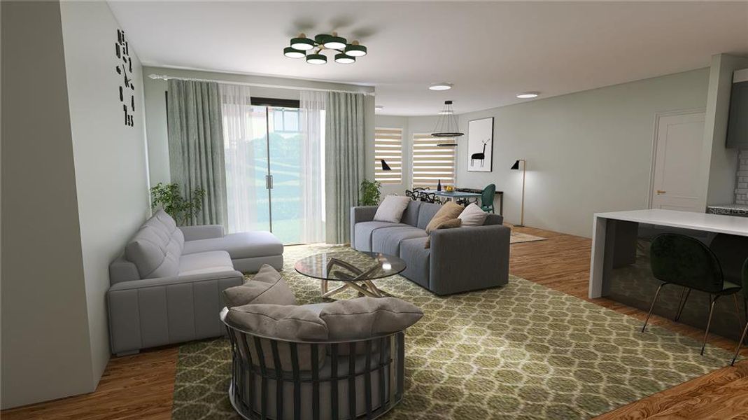 Furnished interior view inside a new home in , Homosassa (Image 18).