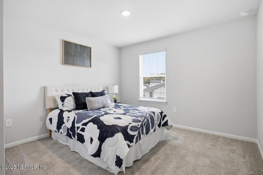 Furnished interior view inside a new home in Kings Landing, Jacksonville (Image 32). Furnished interior view inside a new home in Kings Landing, Jacksonville (Image 32).