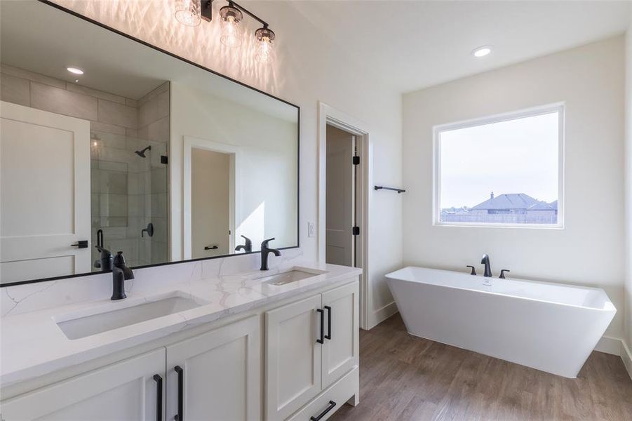 Furnished interior view inside a new home in , Ovalo (Image 6).