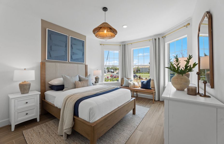 Secondary bedroom with bay window option
