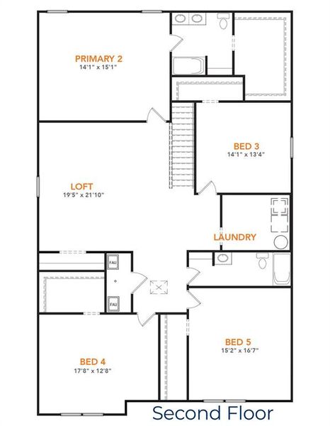 2D floor plan layout of this home in Waterside at Cedar Creek, Abilene, TX (Image 3). 2D floor plan layout of this home in Waterside at Cedar Creek, Abilene, TX (Image 3).