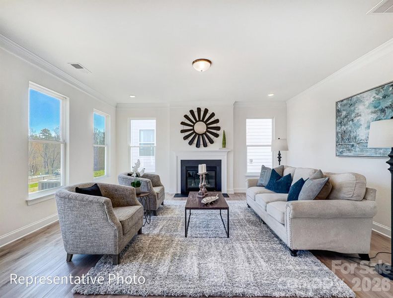 Furnished interior view inside a new home in Ashton Park, Monroe (Image 6).