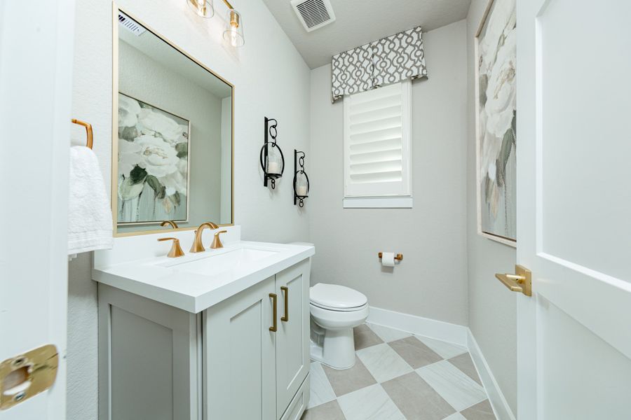 Representative furnished interior of a home built from the Vanderbilt by Beazer Homes in ARTAVIA, Conroe (Image 10).