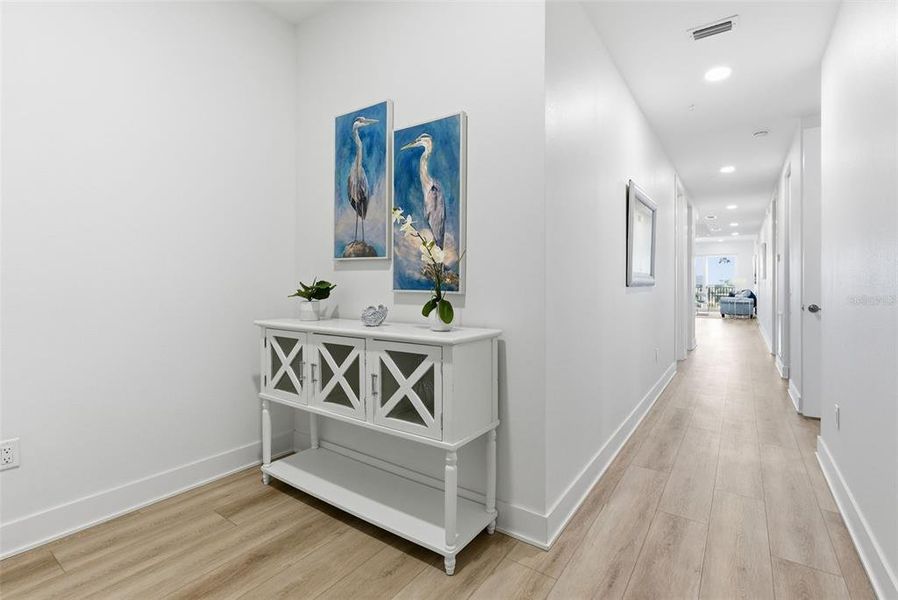 Furnished interior view inside a new home in Residences at Town Center, Madeira Beach (Image 20).