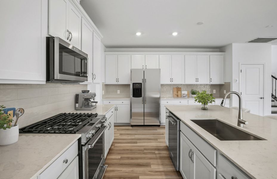 Furnished interior view inside a new home in Cannon Run, Concord (Image 14).
