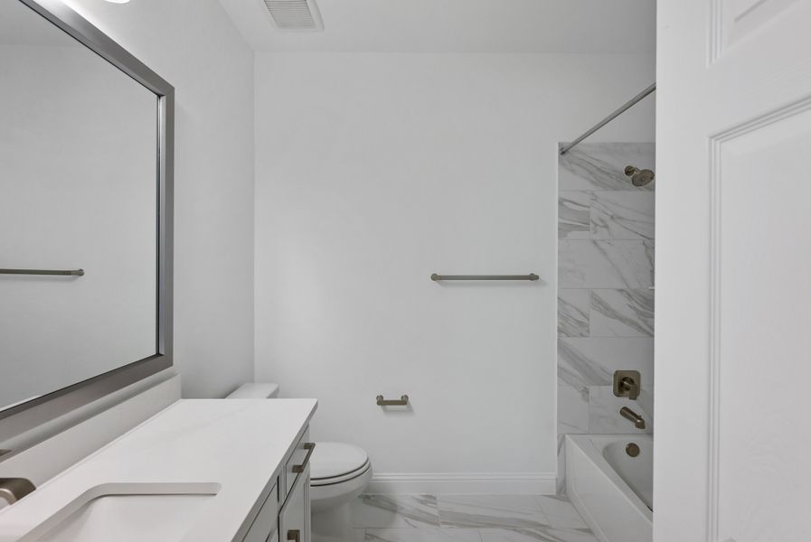 Representative furnished interior of a home built from the Hasley by Ashton Woods in The Estates at La Cima, San Marcos (Image 9).