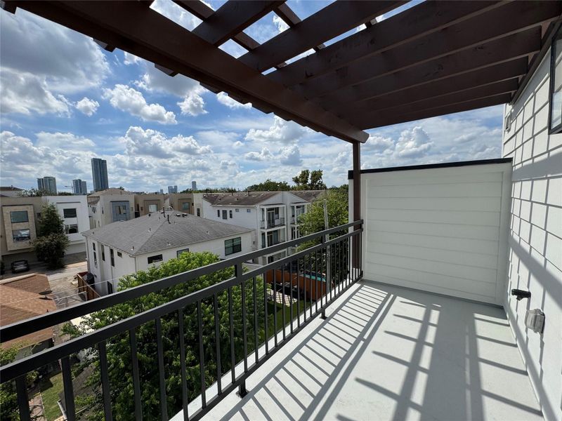 Exterior details and patio area of a home in , Houston (Image 27). Exterior details and patio area of a home in , Houston (Image 27).