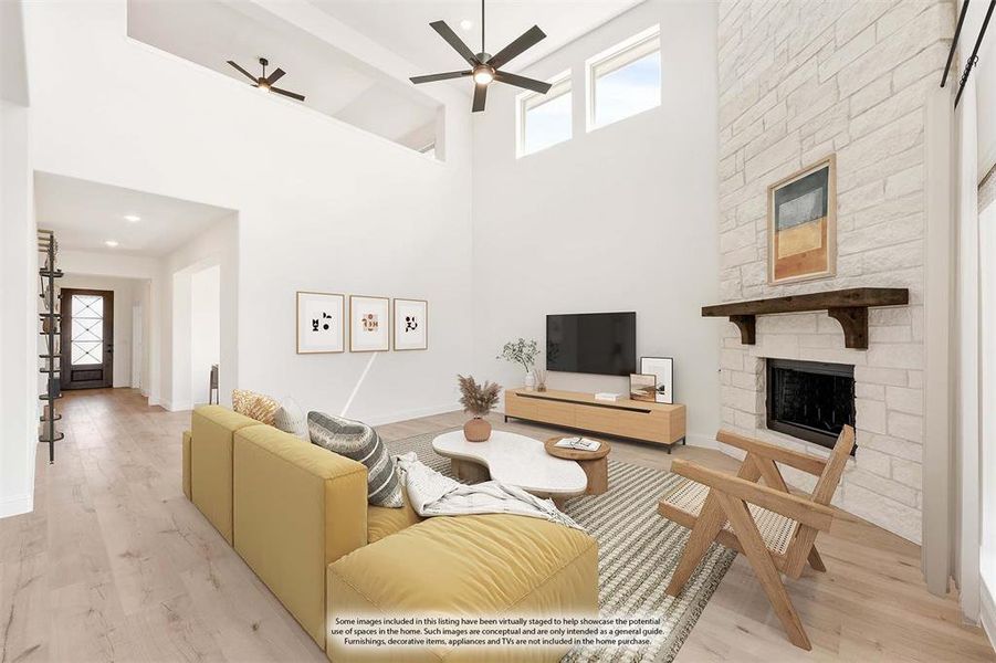 Furnished interior view inside a new home in Terracina, Rockwall (Image 7).