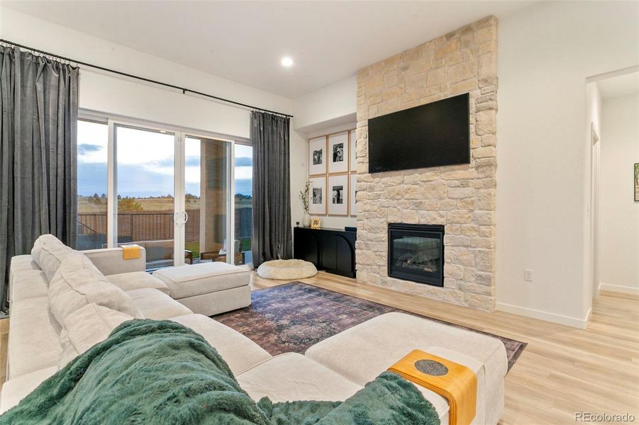 Furnished interior view inside a new home in , Colorado Springs (Image 26).
