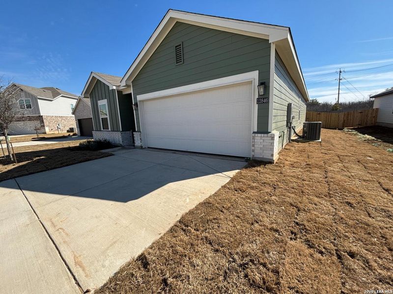 Exterior details and patio area of a home in Saddlebrook Ranch, Schertz (Image 2). Exterior details and patio area of a home in Saddlebrook Ranch, Schertz (Image 2).