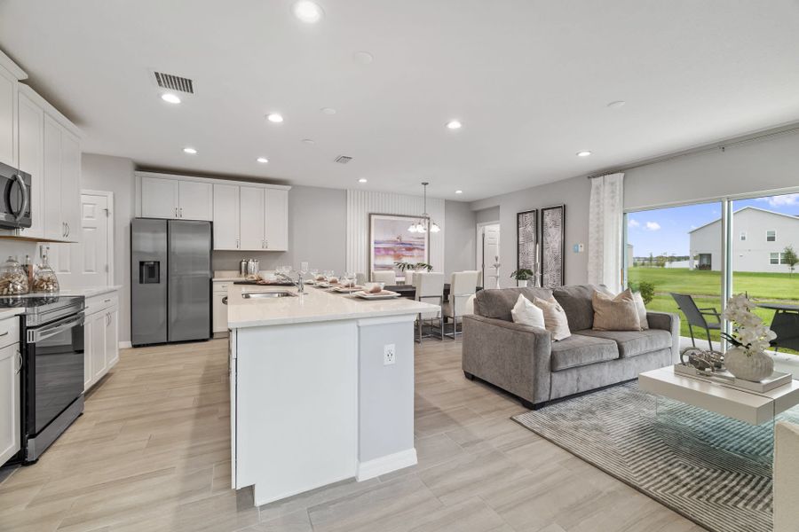 Furnished interior view inside a new home in Sky Lakes Towns, St. Cloud (Image 3).