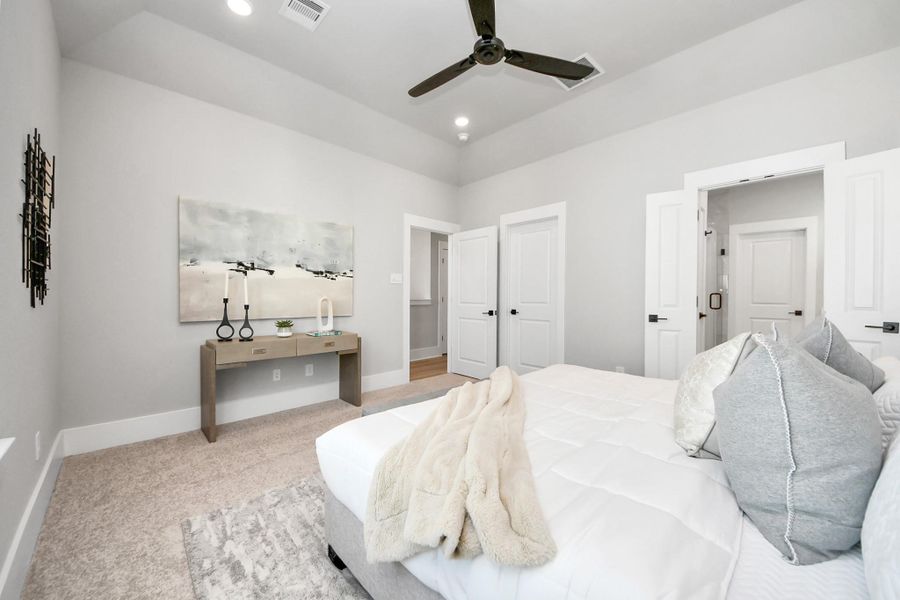 Furnished interior view inside a new home in , Houston (Image 35). Furnished interior view inside a new home in , Houston (Image 35).