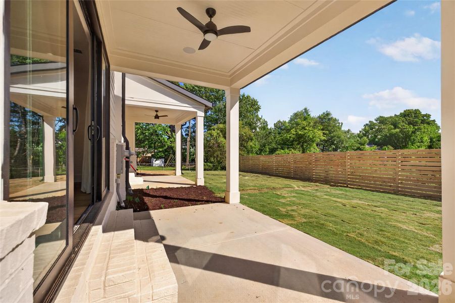 Exterior details and patio area of a home in , Charlotte (Image 4).