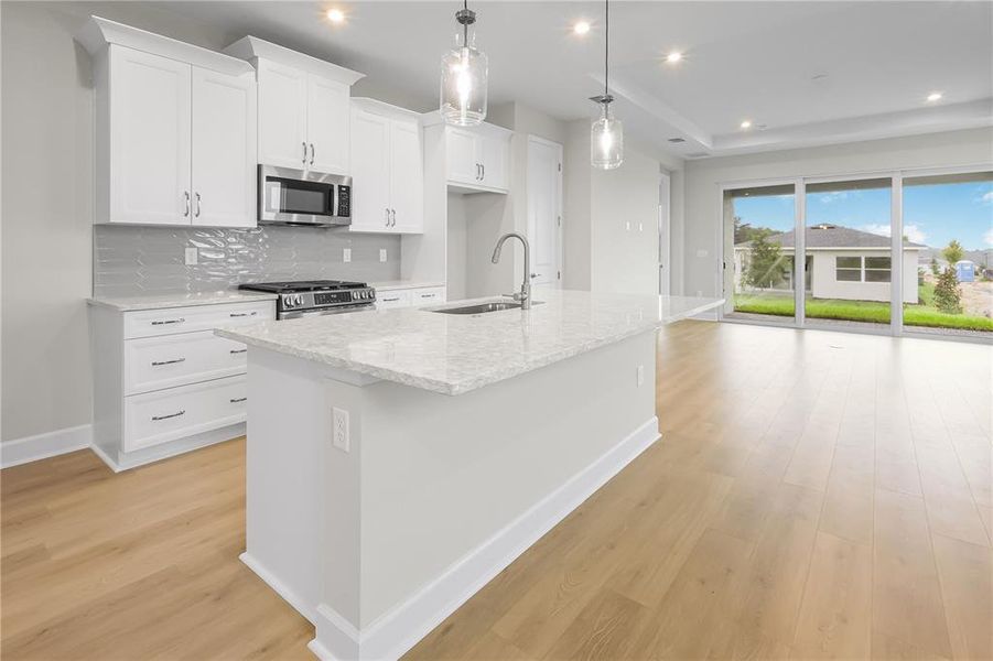 Furnished interior view inside a new home in Cresswind at Hammock Oaks, Lady Lake (Image 9).