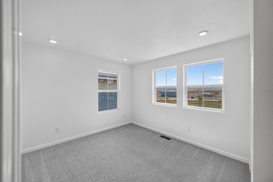 Spacious, unfurnished interior of a new home in Sterling Ranch Ascent Village, Littleton (Image 24). Spacious, unfurnished interior of a new home in Sterling Ranch Ascent Village, Littleton (Image 24).