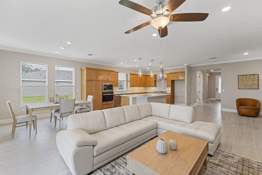 Furnished interior view inside a new home in Ocala Preserve, Ocala (Image 12).