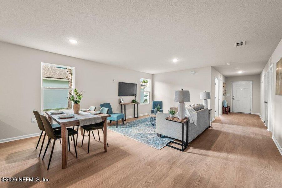 Furnished interior view inside a new home in , Jacksonville (Image 16).