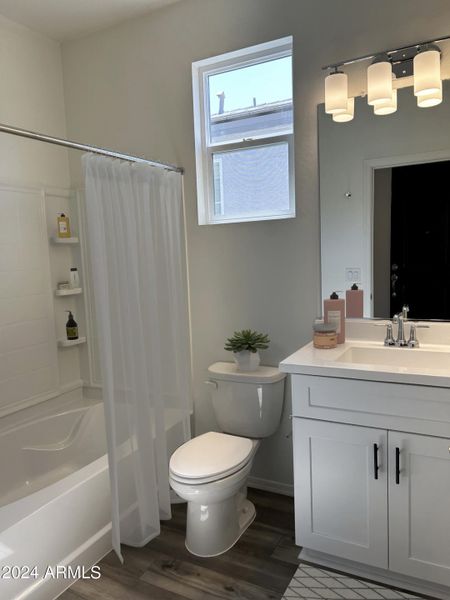 bathroom staged