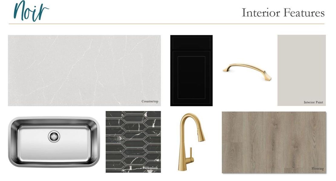 Sample of building materials used in homes in Lariat, Liberty Hill (Image 8).