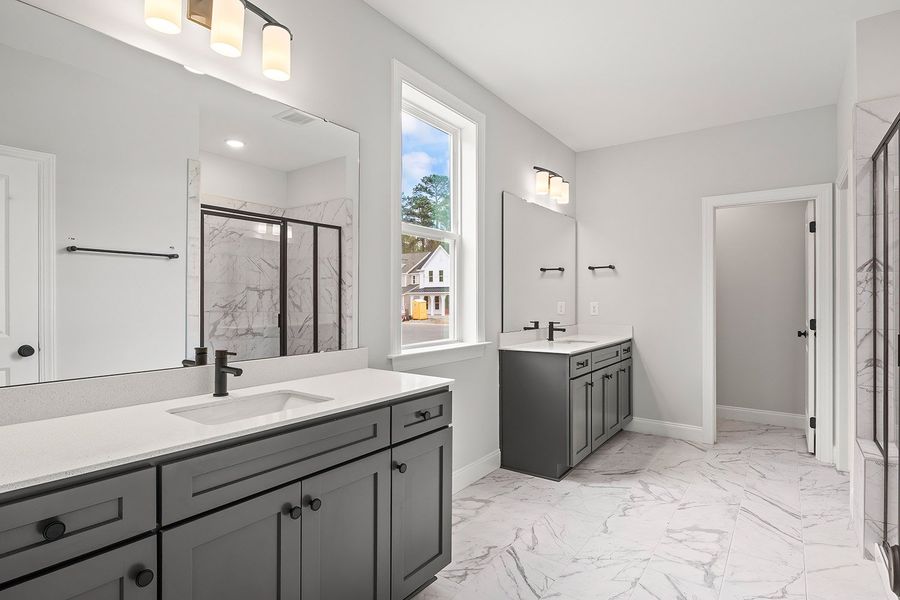 Representative furnished interior of a home built from the The Sutton by RobuckHomes in Kennebec Crossing, Angier (Image 11).
