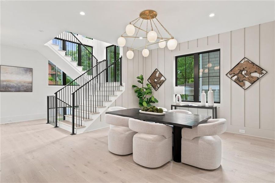 Furnished interior view inside a new home in , Atlanta (Image 7).