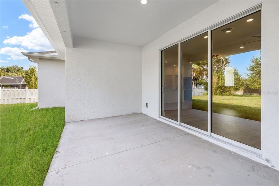 Exterior details and patio area of a home in , Palm Coast (Image 26). Exterior details and patio area of a home in , Palm Coast (Image 26).