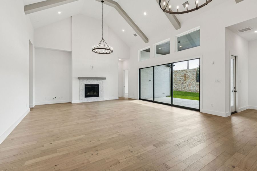 Representative unfurnished interior of a home built from the Chloe III by Southgate Homes in Windsong Ranch 71' Series, Prosper (Image 26).