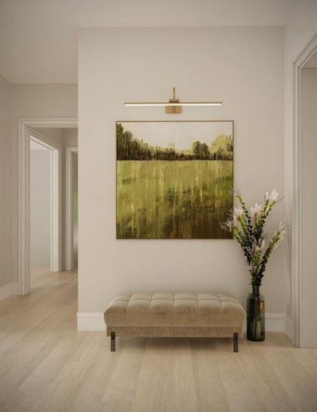 Furnished interior view inside a new home in , Atlanta (Image 31).