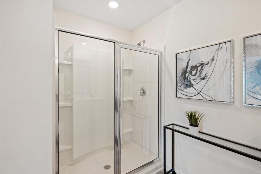 Furnished interior view inside a new home in Sheffield Highlands, Dallas (Image 15). Furnished interior view inside a new home in Sheffield Highlands, Dallas (Image 15).