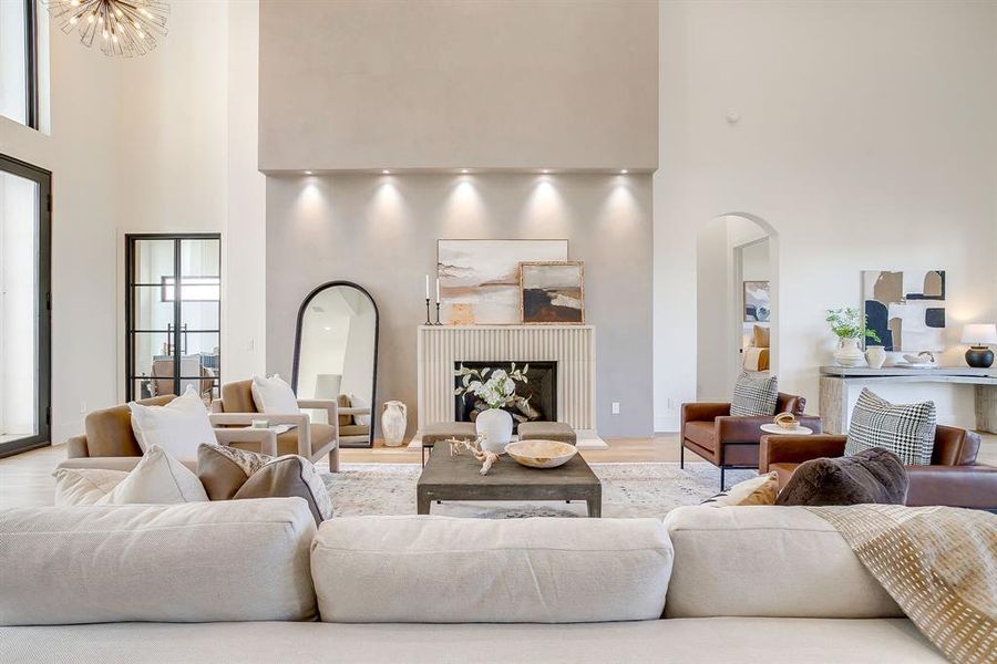 Furnished interior view inside a new home in , Weatherford (Image 10).