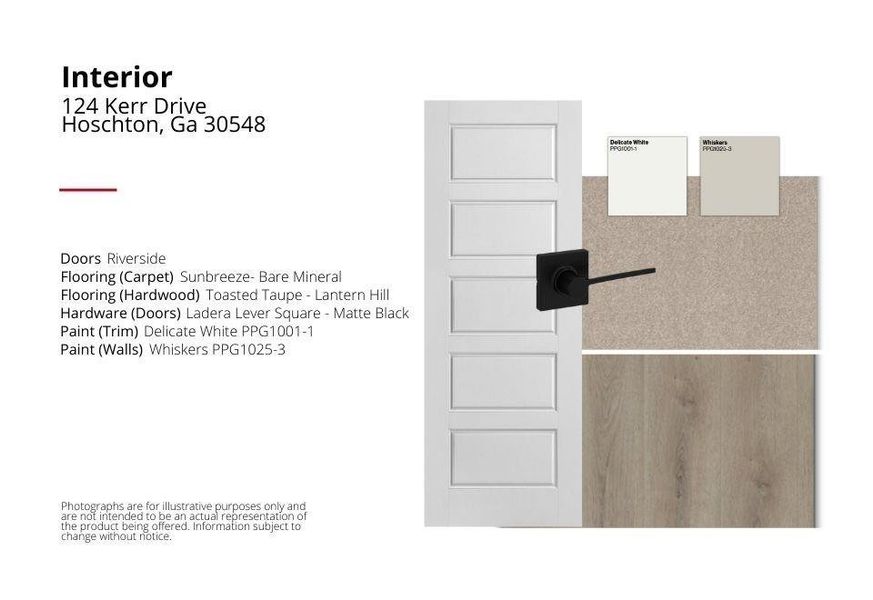 Sample of building materials used in homes in Twin Lakes, Hoschton (Image 5). Sample of building materials used in homes in Twin Lakes, Hoschton (Image 5).