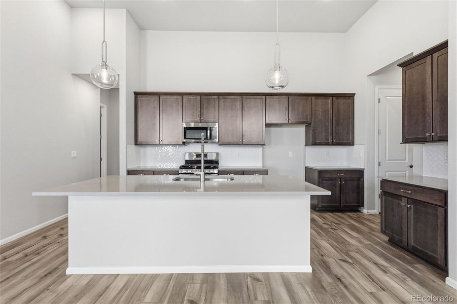 Furnished interior view inside a new home in Talon Pointe, Thornton (Image 7). Furnished interior view inside a new home in Talon Pointe, Thornton (Image 7).