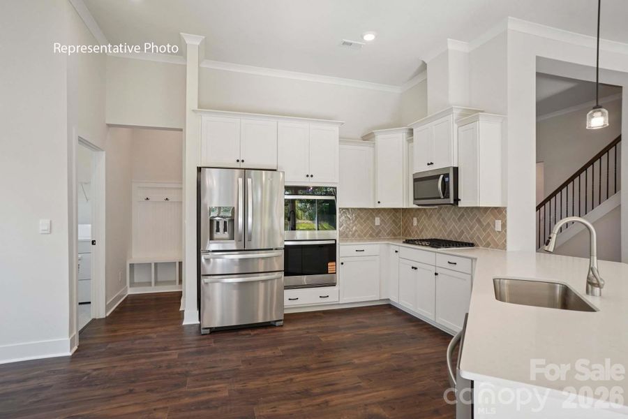 Furnished interior view inside a new home in Sanctuary at Southgate, Indian Trail (Image 6).
