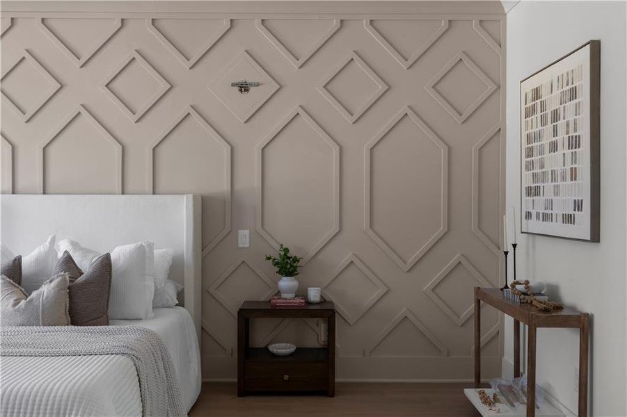 Furnished interior view inside a new home in , Suwanee (Image 80).