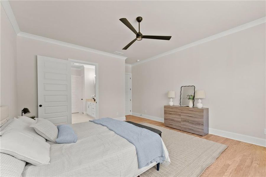 Furnished interior view inside a new home in , Gainesville (Image 62).