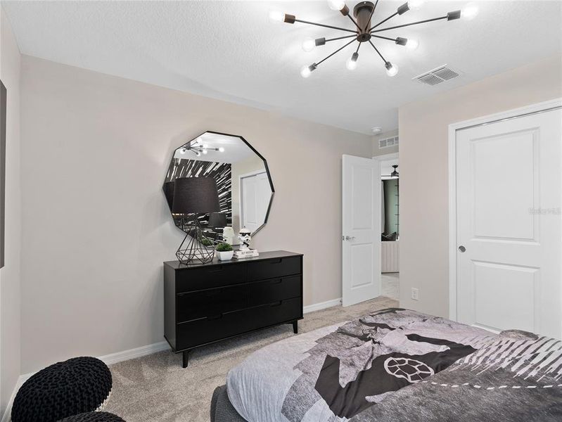 Furnished interior view inside a new home in EverBe, Orlando (Image 17). Furnished interior view inside a new home in EverBe, Orlando (Image 17).