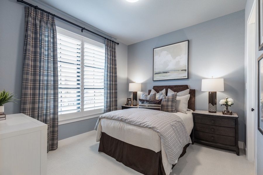 Representative Secondary Bedroom - some options shown Representative Secondary Bedroom - some options shown