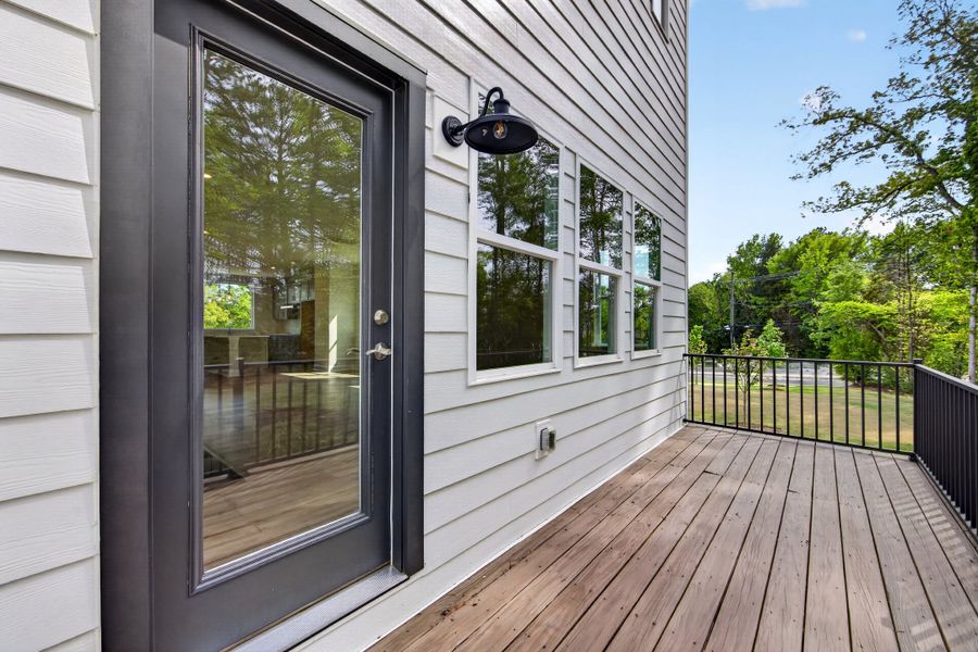 Exterior details and patio area of a home in Archer Row, Charlotte (Image 25). Exterior details and patio area of a home in Archer Row, Charlotte (Image 25).
