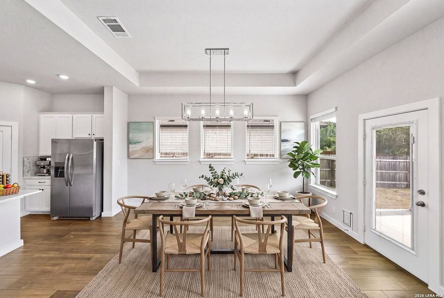 Furnished interior view inside a new home in Davis Ranch 60', San Antonio (Image 10).