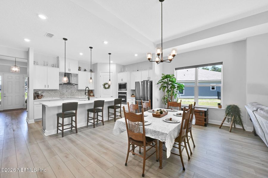 Furnished interior view inside a new home in , Yulee (Image 17).