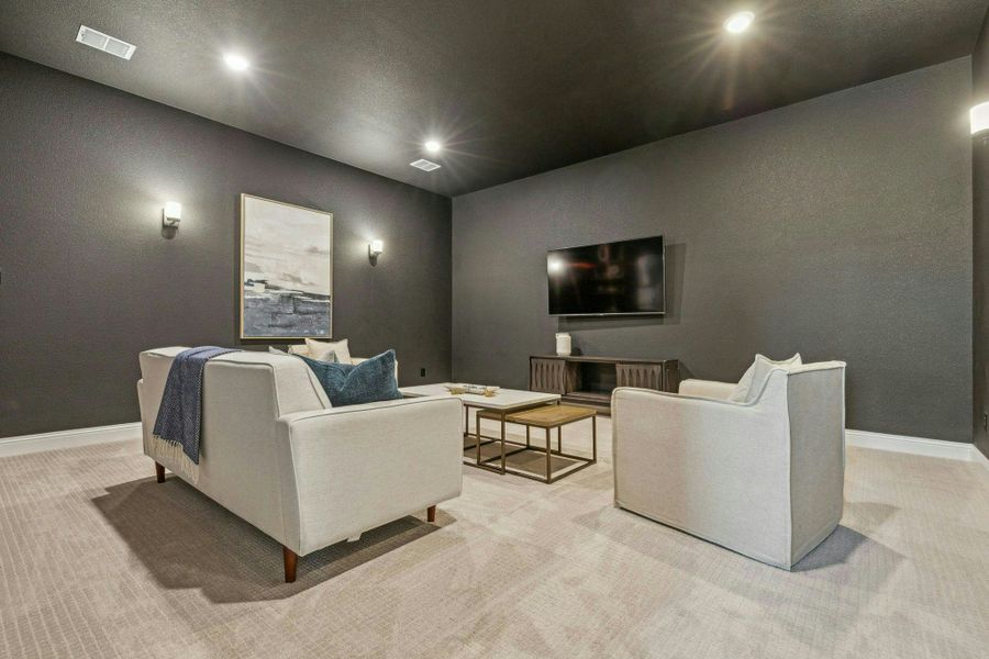 Representative furnished interior of a home built from the Reid by Kindred Homes in Heritage, McLendon-Chisholm (Image 14).