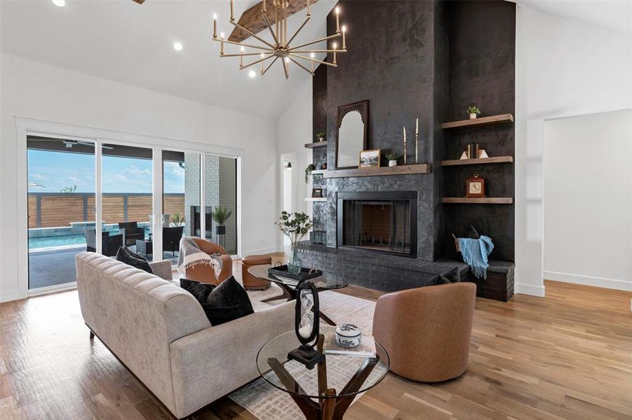 Furnished interior view inside a new home in , Granbury (Image 16).