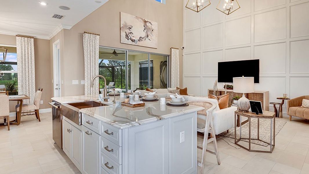 Furnished interior view inside a new home in Victoria Lakes, Odessa (Image 6).