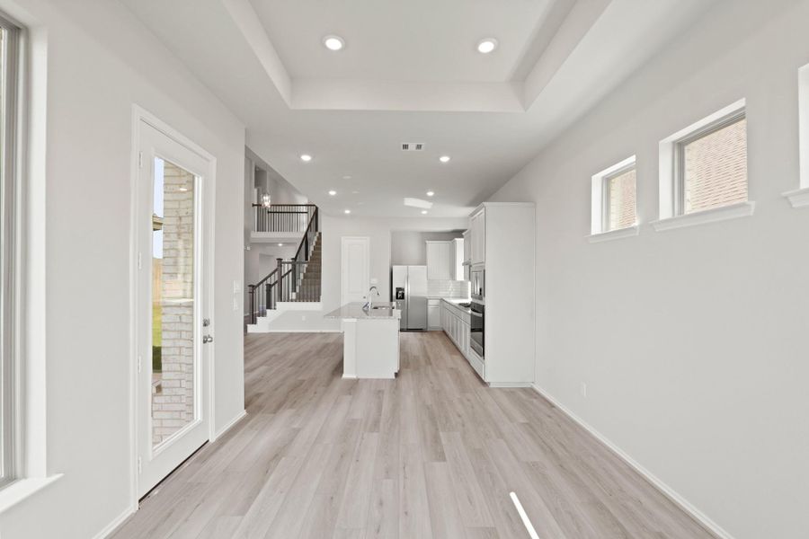 Furnished interior view inside a new home in The Trails, New Caney (Image 16). Furnished interior view inside a new home in The Trails, New Caney (Image 16).