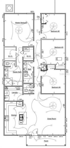 2D floor plan layout of this home in , Orlando, FL (Image 3).