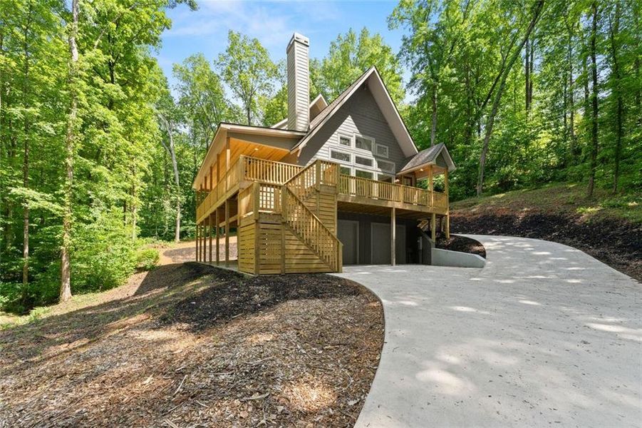 Front exterior of a new home in , Dawsonville, GA, highlighting curb appeal (Image 2). Front exterior of a new home in , Dawsonville, GA, highlighting curb appeal (Image 2).